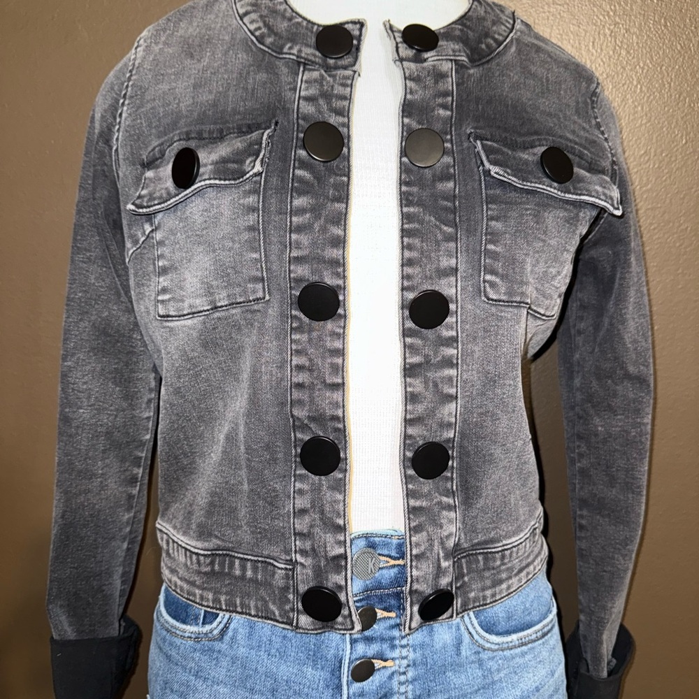 Kut from the Kloth Charcoal Jean Jacket